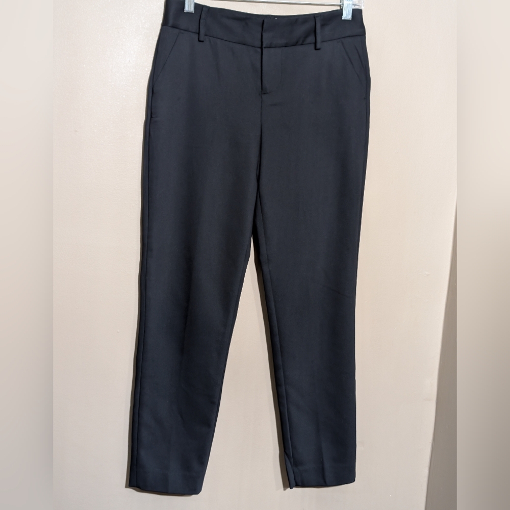 Alice&Olivia Classics Stacy Slim Trouser, Size:2, Color:Black